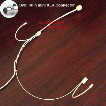 HM-4029-X3 Professional Wired Mini Headset Condenser Microphone Skin Color Miniature Cold MIC with 3Pin Mini XLR Connector
HM-4029-X3 Professional Wired Mini Headset Condenser Microphone Skin Color Miniature Cold MIC with 3Pin Mini XLR Connector