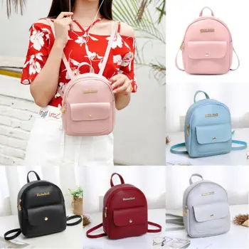 Women Mini Backpack Leather Shoulder School Rucksack Ladies Girls Travel Bag
Women Mini Backpack Leather Shoulder School Rucksack Ladies Girls Travel Bag