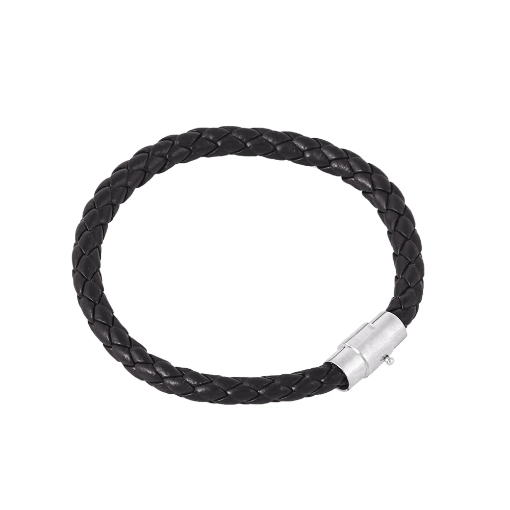 Vintage Men Jewelry Black Brown Mixed Woven Leather Cord Bracelet Stainless Steel Magnetic Clasp Men Punk Bracelet Bangles
Vintage Men Jewelry Black Brown Mixed Woven Leather Cord Bracelet Stainless Steel Magnetic Clasp Men Punk Bracelet Bangles