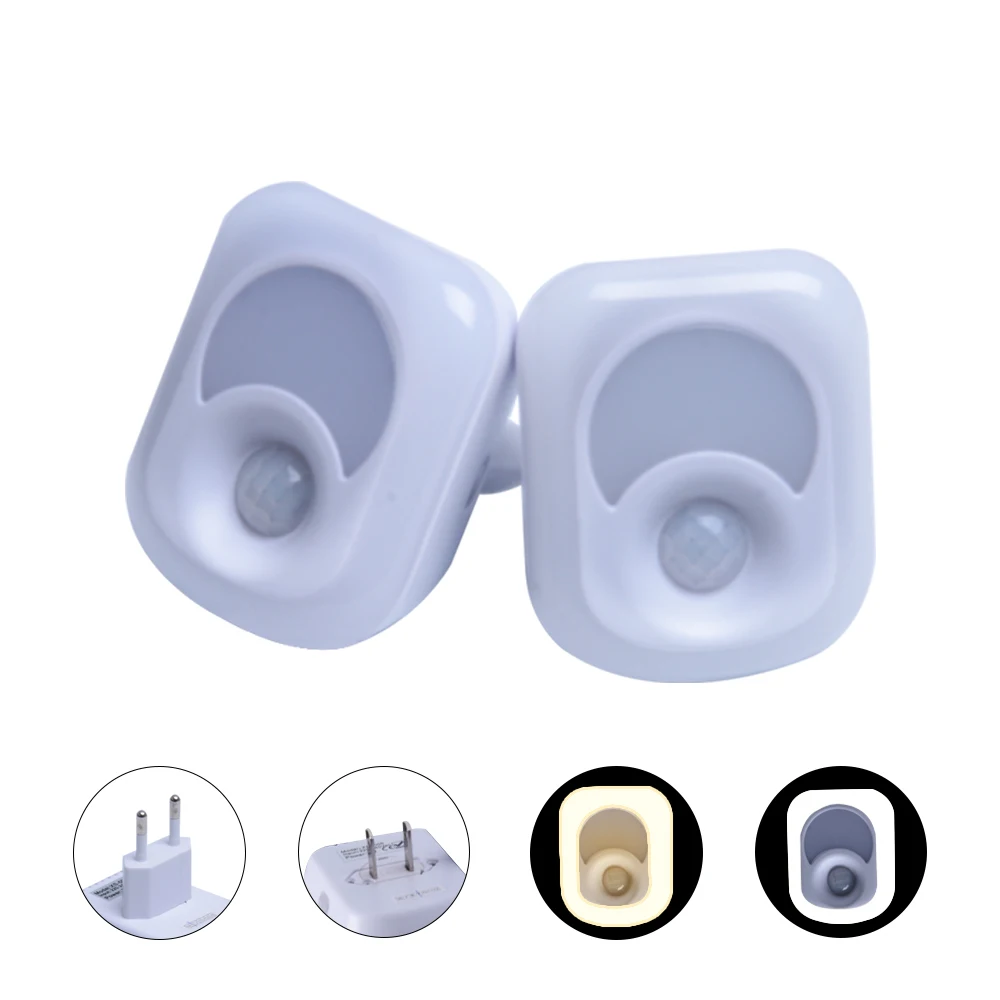 360 Degree Rotation AC220V 2W US EU Plug LED PIR Infrared Detector Motion Sensor Night Light Stairs Garage Energy Saving Lamps
360 Degree Rotation AC220V 2W US EU Plug LED PIR Infrared Detector Motion Sensor Night Light Stairs Garage Energy Saving Lamps