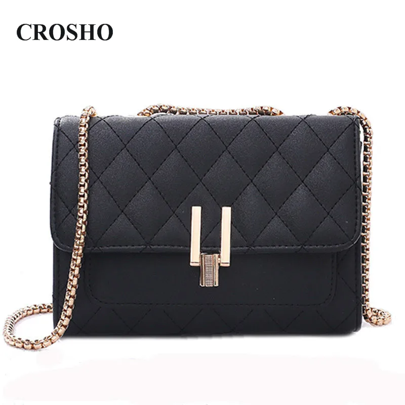 CROSHO Crossbody Bag Embroidered Line Lingge Chain Small Bag Small Square Bag Diamond Lattice Ladies' Messenger Bags
CROSHO Crossbody Bag Embroidered Line Lingge Chain Small Bag Small Square Bag Diamond Lattice Ladies' Messenger Bags
