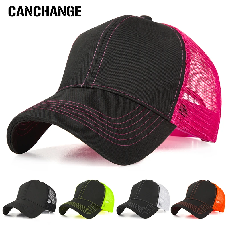 CANCHANGE Fashion Brand Baseball Cap Women Outdoor Baseball Hat Breathable Men Women Summer Mesh Cap Baseball Caps Gorras
CANCHANGE Fashion Brand Baseball Cap Women Outdoor Baseball Hat Breathable Men Women Summer Mesh Cap Baseball Caps Gorras