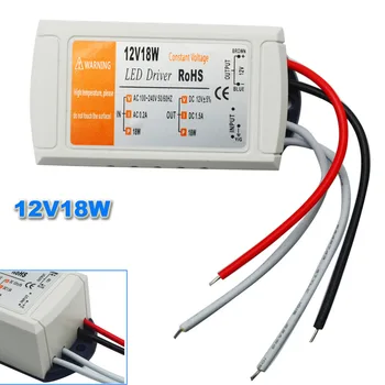 DC 12V 18W Power Supply LED Driver Adapter Transformer Switch For LED Strip LED Lights QP2
DC 12V 18W Power Supply LED Driver Adapter Transformer Switch For LED Strip LED Lights QP2