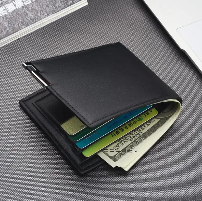 Fashion men's short wallet iron edge wear cross-section trend card pack coin purse wallet men money portfel billetera hombre
Fashion men's short wallet iron edge wear cross-section trend card pack coin purse wallet men money portfel billetera hombre