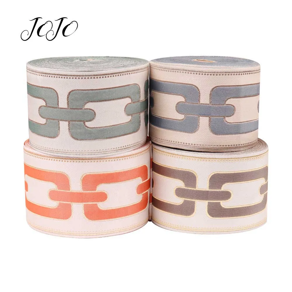 JOJO BOWS 9cm Embroidery Ribbon Chain Pattern Webbing For Needlework DIY Craft Supplies Apparel Sewing Material Party Decoration
JOJO BOWS 9cm Embroidery Ribbon Chain Pattern Webbing For Needlework DIY Craft Supplies Apparel Sewing Material Party Decoration