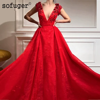 Red Muslim Evening Dresses 2019 A-line V-neck Cap Sleeves Lace Crystals Islamic Dubai Saudi Arabic Long Formal Evening Gown
Red Muslim Evening Dresses 2019 A-line V-neck Cap Sleeves Lace Crystals Islamic Dubai Saudi Arabic Long Formal Evening Gown