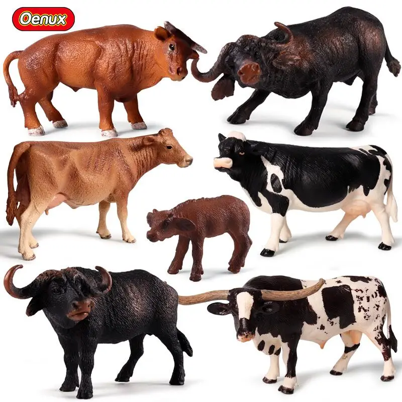 Oenux Farm Animals Simulation Poultry Cow Cattle Calf OX Bull Action Figures Figurine PVC Cute Model Education Toy For Kids Gift 
Oenux Farm Animals Simulation Poultry Cow Cattle Calf OX Bull Action Figures Figurine PVC Cute Model Education Toy For Kids Gift