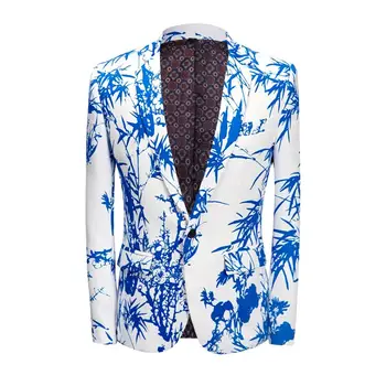 2019 slim suit blue and white lounge suit party coat floral suit print bamboo coat holiday dress mens suit fabric casual
2019 slim suit blue and white lounge suit party coat floral suit print bamboo coat holiday dress mens suit fabric casual
