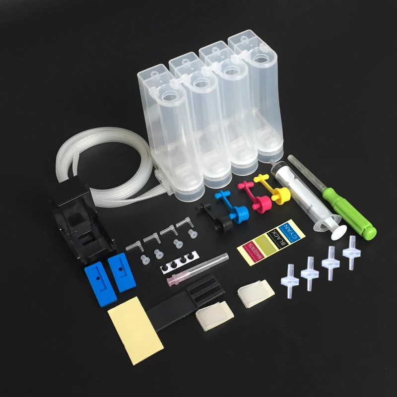 Continuous Ink Supply System for hp21 22 60 61 56 57 74 75 901 121 4Color CISS kit accessaries ink tank for HP21 hp22 Printers
Continuous Ink Supply System for hp21 22 60 61 56 57 74 75 901 121 4Color CISS kit accessaries ink tank for HP21 hp22 Printers