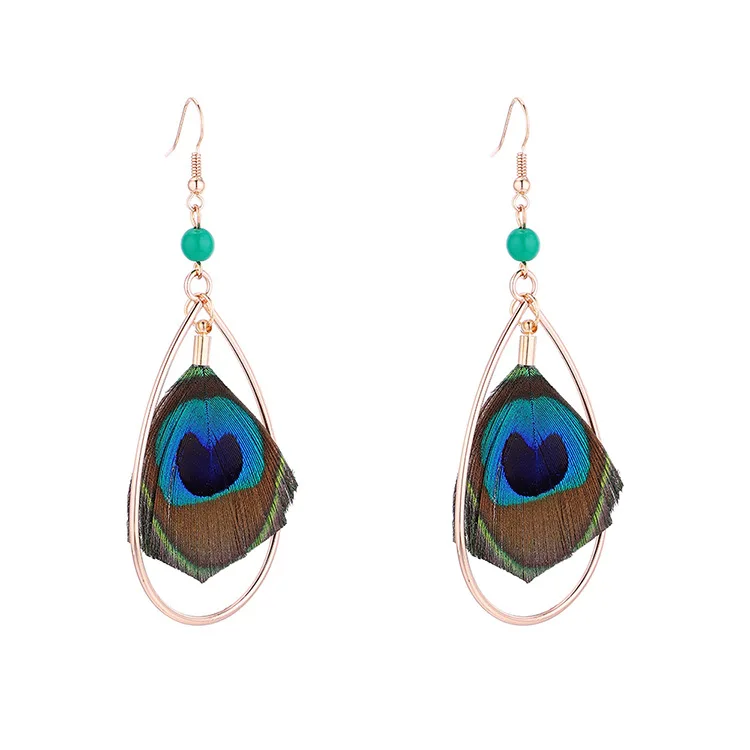 G0705 Bohemian Beach Holiday Earrings Female Handmade Ethnic Style Retro Die Pfauenfeder Long Earrings Factory
G0705 Bohemian Beach Holiday Earrings Female Handmade Ethnic Style Retro Die Pfauenfeder Long Earrings Factory