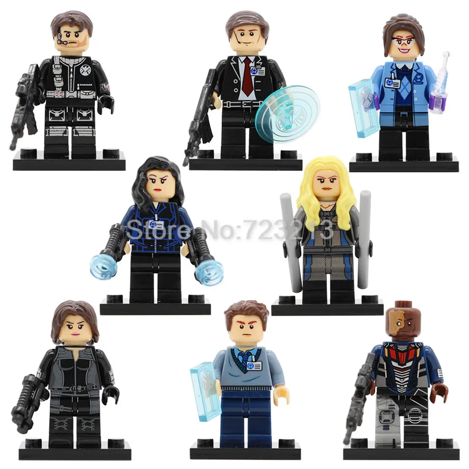 Super Hero Grant Ward Figure Deathlok Phil Coulson Mockingbird Jemma Simmons Leo Fitz Building Blocks Bricks Toy X0182
Super Hero Grant Ward Figure Deathlok Phil Coulson Mockingbird Jemma Simmons Leo Fitz Building Blocks Bricks Toy X0182