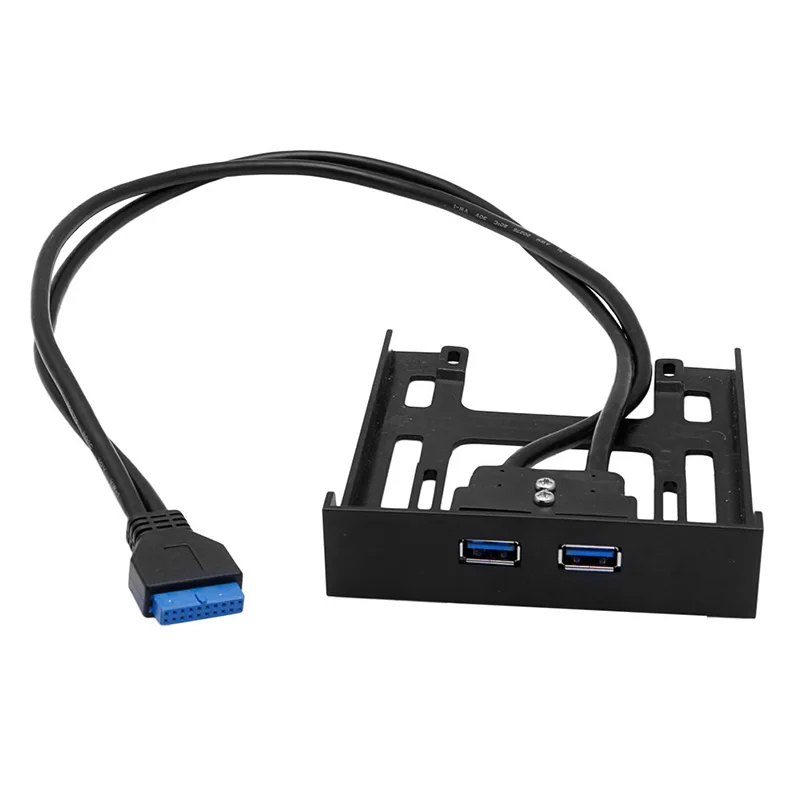 NEW 20 Pin 3.5" Floppy Bay Front Panel 2 Ports USB 3.0 Expansion Adapter Connector
NEW 20 Pin 3.5" Floppy Bay Front Panel 2 Ports USB 3.0 Expansion Adapter Connector