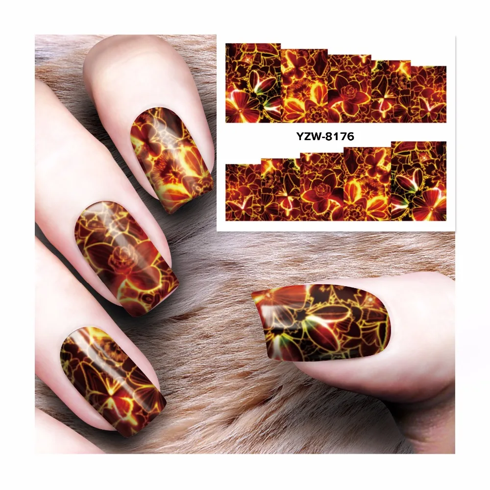 YZWLE 1 Sheet 2019 Top Sell Flower Water Transfer Sticker Nail Art Decals Nails Wraps Temporary Tattoos Watermark Nail T 8176
YZWLE 1 Sheet 2019 Top Sell Flower Water Transfer Sticker Nail Art Decals Nails Wraps Temporary Tattoos Watermark Nail T 8176