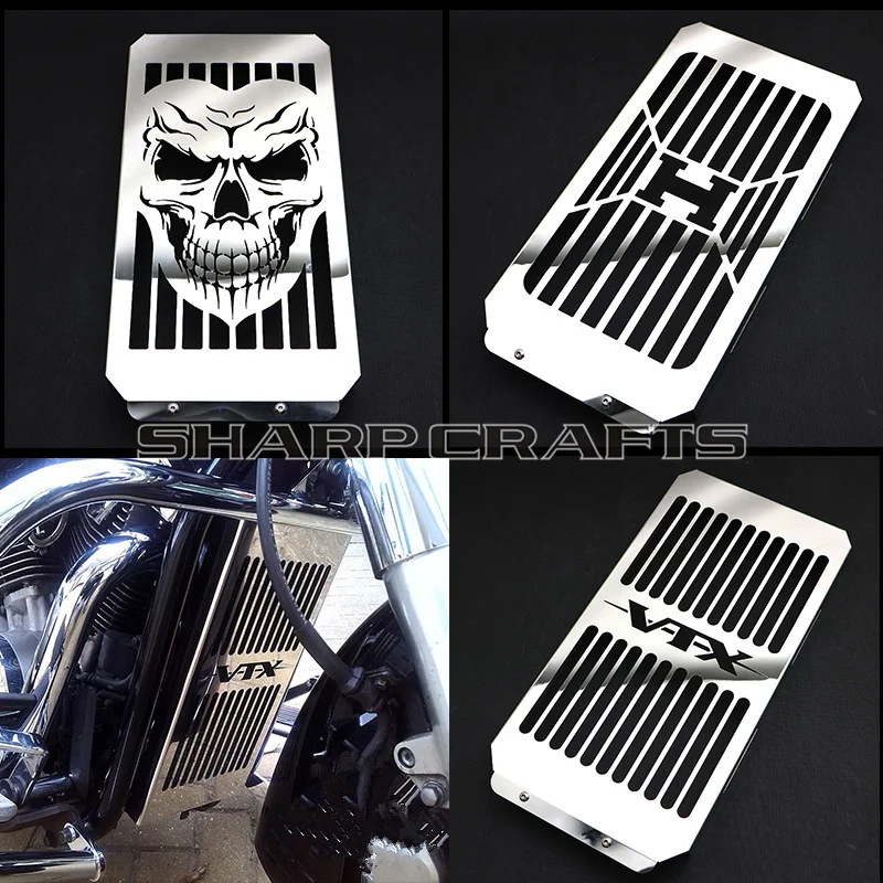 Top Quality Motorcycle Chrome Skull Radiator Grill Cover Guard Protector For Honda VTX1800 VTX 1800 C F N R S T 2002 - 2008 2007
Top Quality Motorcycle Chrome Skull Radiator Grill Cover Guard Protector For Honda VTX1800 VTX 1800 C F N R S T 2002 - 2008 2007