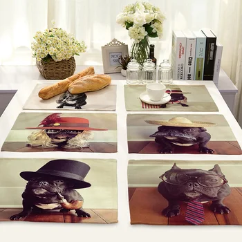 Creative Funny Bulldog Mandala Life 4 pieces Set Kitchen Table Mats Cotton Linen Table Napkin Pattern Decorative Placemats
Creative Funny Bulldog Mandala Life 4 pieces Set Kitchen Table Mats Cotton Linen Table Napkin Pattern Decorative Placemats