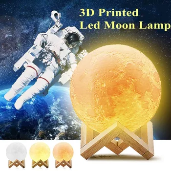FENGLAIYI Rechargeable LED Night Light Moon Lamp 3D Print Moonlight RGB/2 Color Change Patted Touch For Creative Gift HomeDecor 
FENGLAIYI Rechargeable LED Night Light Moon Lamp 3D Print Moonlight RGB/2 Color Change Patted Touch For Creative Gift HomeDecor