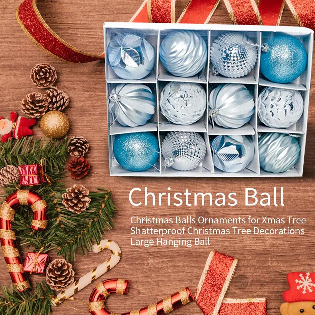 Christmas Balls Ornaments For Xmas Tree Shatterproof Christmas Tree Decorations Large Hanging Ball 2019 New Arrivals
Christmas Balls Ornaments For Xmas Tree Shatterproof Christmas Tree Decorations Large Hanging Ball 2019 New Arrivals