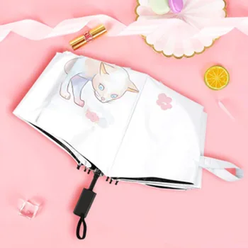 Fashionable Small Fresh Umbrella Folding Rain And Rain Dual-Use Sun Protection Umbrella Creative Seasons Black Anti-UV Umbrella
Fashionable Small Fresh Umbrella Folding Rain And Rain Dual-Use Sun Protection Umbrella Creative Seasons Black Anti-UV Umbrella
