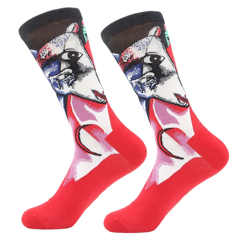 1 пара мужские носки MYORED с изображением Ван Гога|Мужские носки| |
