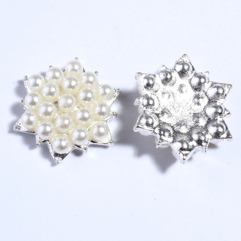 10PCS 18MM Fashion Ivory Pearl Buttons For Hair Flowers Centers Metal Alloy Button For Craft Supplies
10PCS 18MM Fashion Ivory Pearl Buttons For Hair Flowers Centers Metal Alloy Button For Craft Supplies