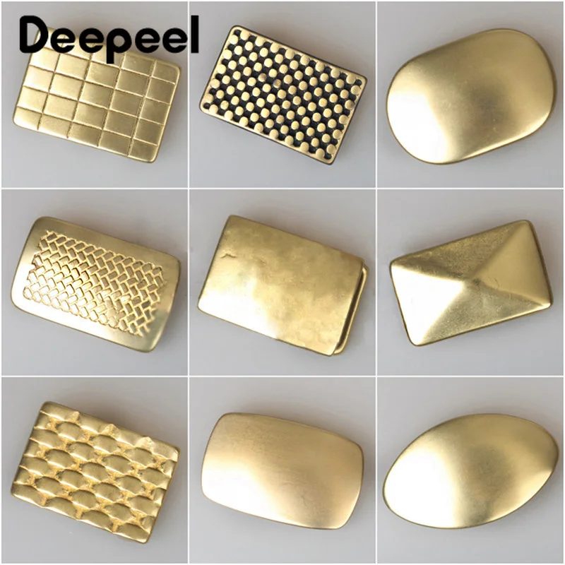 Deepeel Brass Belt Buckle Plane Grid Pattern Gold Copper Metal Pin Buckles Fashion Trousers/pants DIY Belts Accessories ZK832
Deepeel Brass Belt Buckle Plane Grid Pattern Gold Copper Metal Pin Buckles Fashion Trousers/pants DIY Belts Accessories ZK832