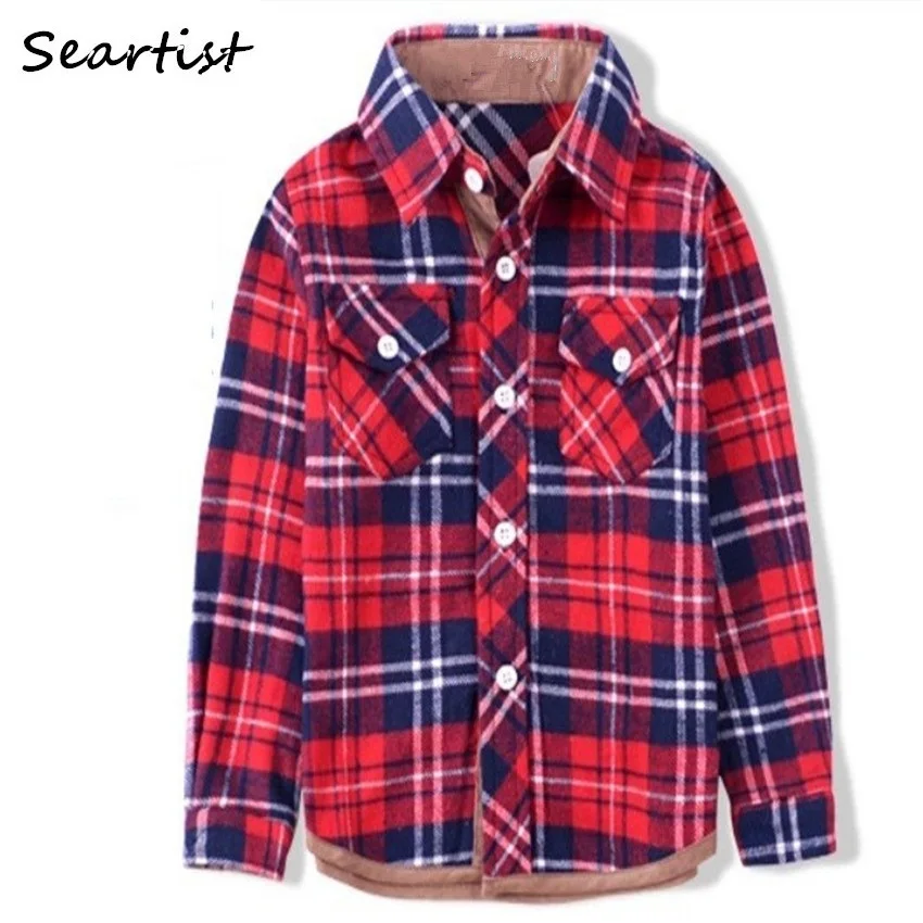 Seartist 2019 Baby Boys British Plaid Shirts Spring Long Sleeve for Girls Kids Blouse Children Bottom Wear Shirt Outfit Tops 45
Seartist 2019 Baby Boys British Plaid Shirts Spring Long Sleeve for Girls Kids Blouse Children Bottom Wear Shirt Outfit Tops 45