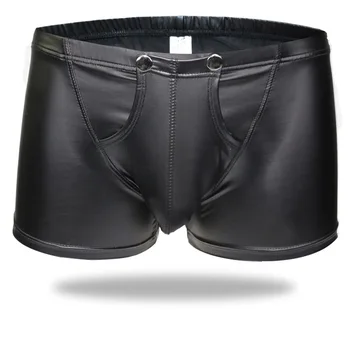 Plus Size U Convex Pouch Open Crotch Boxers Faux Leather Shiny Stage Underwear Jockstrap Fetish Gay Wear Erotic lingerie F11
Plus Size U Convex Pouch Open Crotch Boxers Faux Leather Shiny Stage Underwear Jockstrap Fetish Gay Wear Erotic lingerie F11