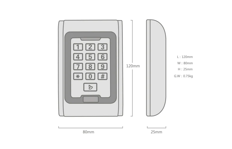 metal access control keypad (8)