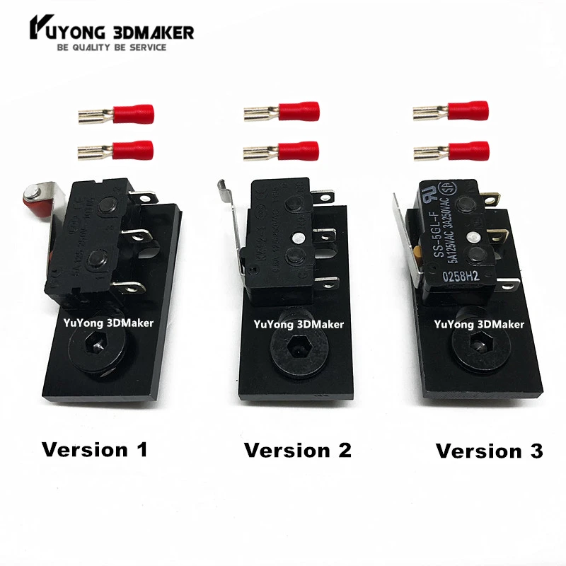 Micro Limit Switch Kit with Mounting Plate for 3D printer,V-slot,C-Beam,OX CNC,Workbee CNC machine system
Micro Limit Switch Kit with Mounting Plate for 3D printer,V-slot,C-Beam,OX CNC,Workbee CNC machine system