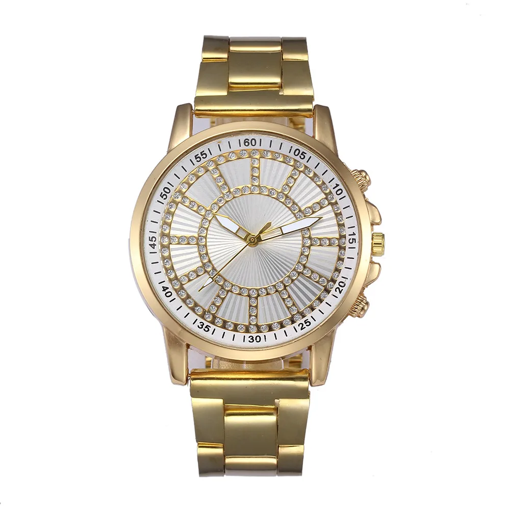 Luxury Ladies Women Clock Wrist Watches Crystal Golden Stainless Steel Hour Quartz Watches relojes mujer relogio feminino P20
Luxury Ladies Women Clock Wrist Watches Crystal Golden Stainless Steel Hour Quartz Watches relojes mujer relogio feminino P20