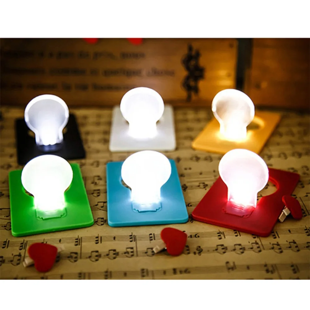 Portable Mini Lighting Wallet Card Pocket Led Card Night Light Lamp Creative Cute Paper Card Flashlight
Portable Mini Lighting Wallet Card Pocket Led Card Night Light Lamp Creative Cute Paper Card Flashlight