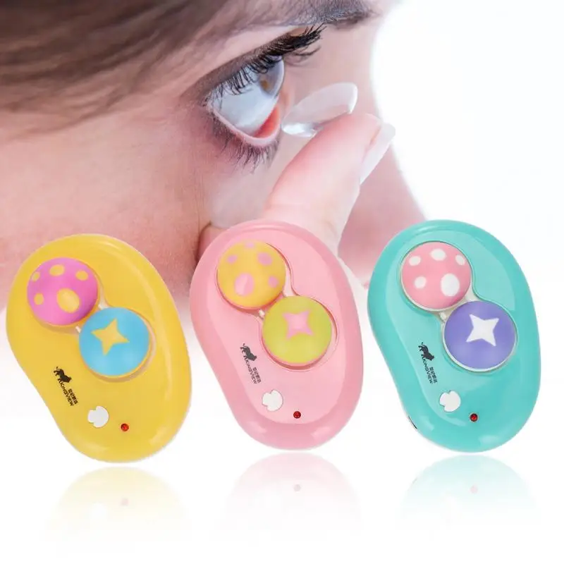 USB Ultrasonic Automatic Contact Lens Washer Cleaner Case Contact Lens Container Cute Mashroom Eyes Care Tools
USB Ultrasonic Automatic Contact Lens Washer Cleaner Case Contact Lens Container Cute Mashroom Eyes Care Tools