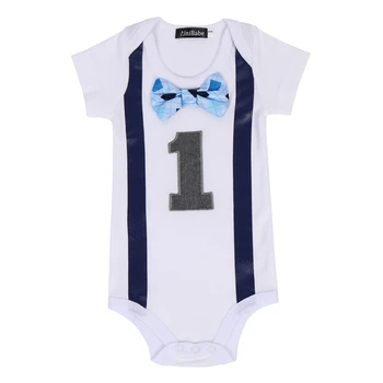 Fashion Gentleman Baby Boy Clothes Unisex Baby One Piece Romper Jumpsuit for 1st Birthday Cake Smash Outfit Baby Girls Romper
Fashion Gentleman Baby Boy Clothes Unisex Baby One Piece Romper Jumpsuit for 1st Birthday Cake Smash Outfit Baby Girls Romper