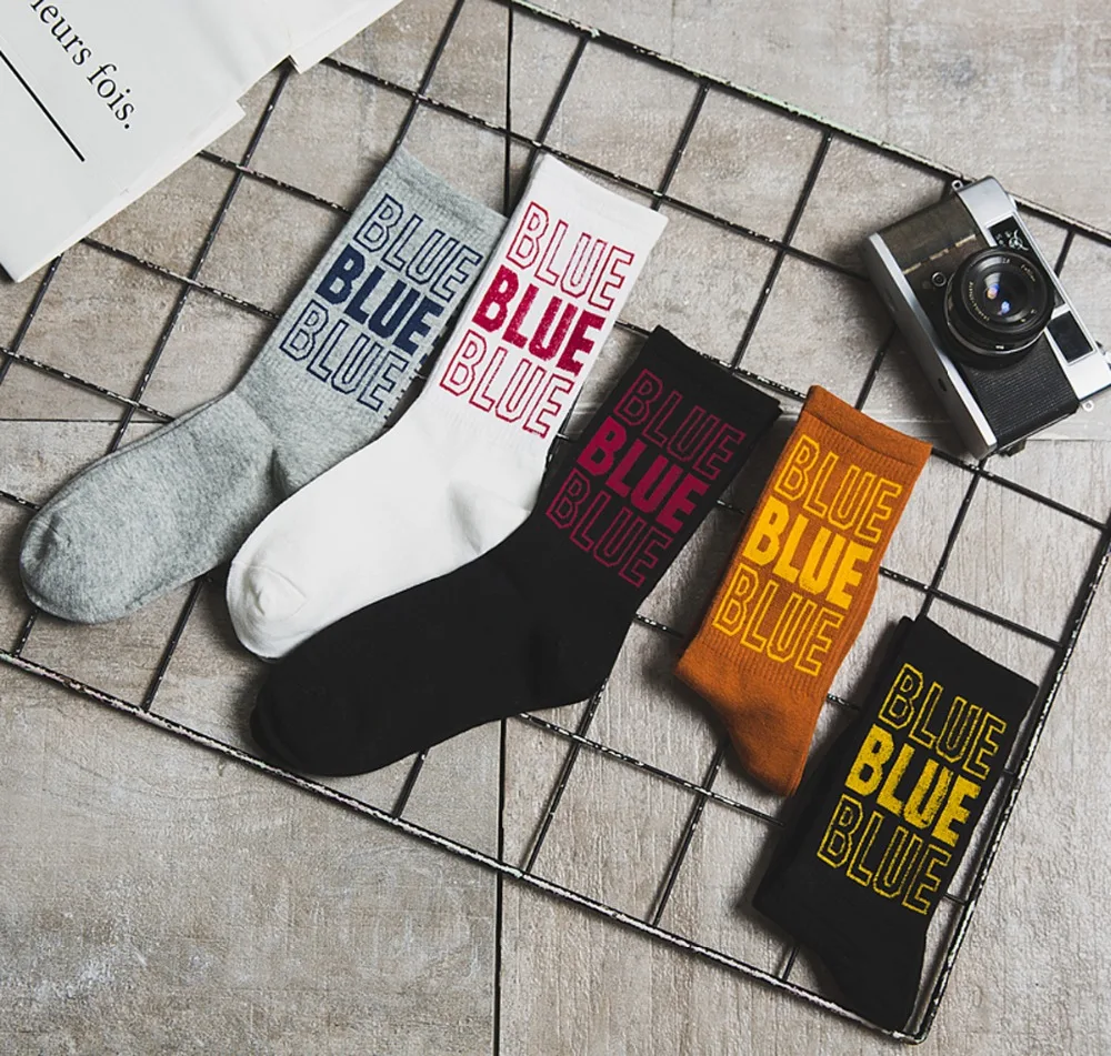 Cotton Fashionable Letters Lovers Jacquard Spring Autumn Men Women Street European Crew High Socks Color Character Solid Casual
Cotton Fashionable Letters Lovers Jacquard Spring Autumn Men Women Street European Crew High Socks Color Character Solid Casual