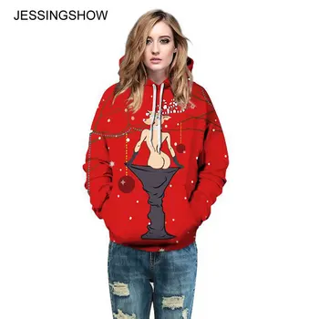 JESSINGSHOW 2017 New Festive Red Sweatshirts Sexy 3D Printed Women Men Christmas Party Lover Long Sleeve Pullovers Sudaderas
JESSINGSHOW 2017 New Festive Red Sweatshirts Sexy 3D Printed Women Men Christmas Party Lover Long Sleeve Pullovers Sudaderas