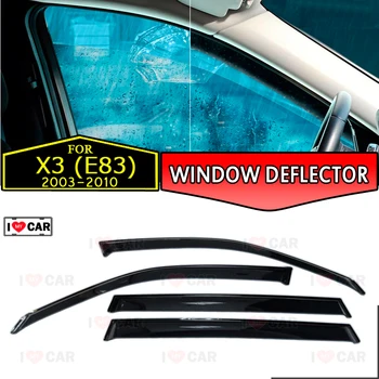 Window deflector for BMW X3 E83 2003-2010 car window deflector wind guard vent sun rain visor cover car styling decor
Window deflector for BMW X3 E83 2003-2010 car window deflector wind guard vent sun rain visor cover car styling decor