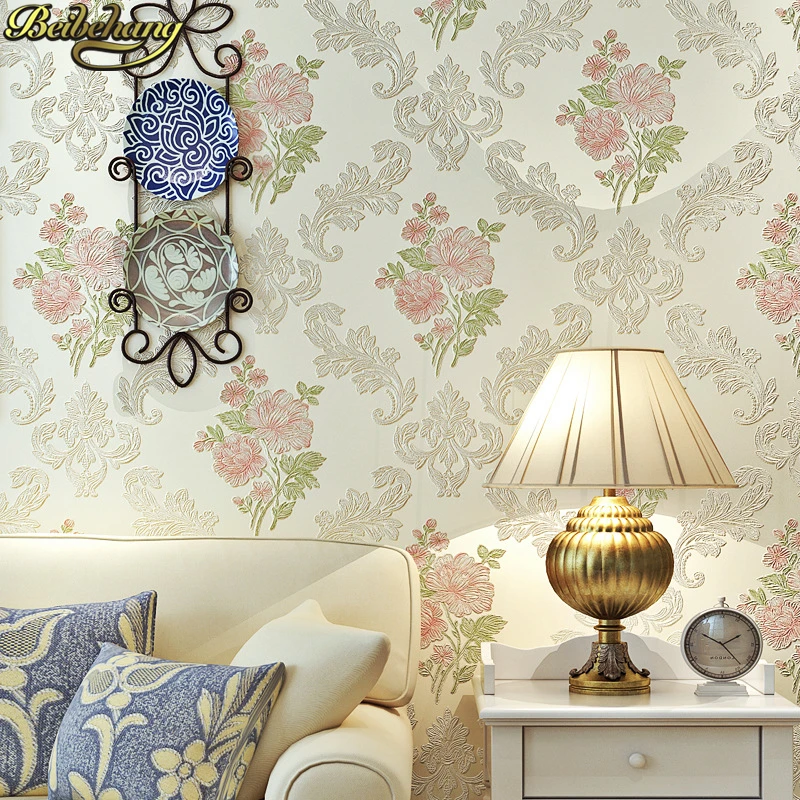 beibehang Modern Luxury Pastoral Floral Wallpaper For Walls Bedroom Living room wall papers home decor Damascus wall paper roll
beibehang Modern Luxury Pastoral Floral Wallpaper For Walls Bedroom Living room wall papers home decor Damascus wall paper roll
