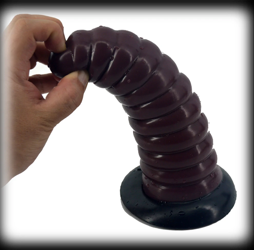 Imitate conch shape huge silicone dildo health soft insert anal plug sex toys for man spiral strong suction cup erotic shop