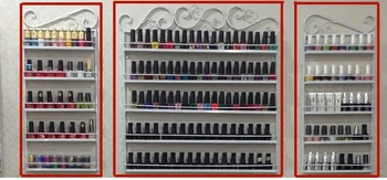 wrought iron wall hanging nail polish. Nail salons receive rack shelf.
wrought iron wall hanging nail polish. Nail salons receive rack shelf.