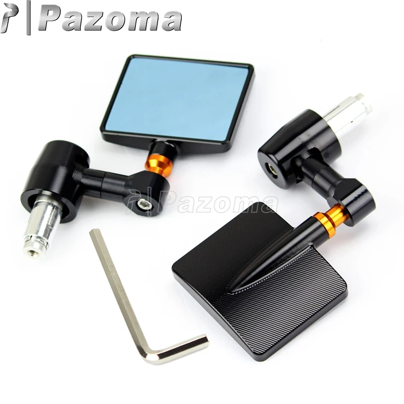 PAZOMA Motorcycle Universal Square CNC 7/8" Handlebar Black Motorcycle Rearview Side Mirror For Harley Honda Aprilia Chopper
PAZOMA Motorcycle Universal Square CNC 7/8" Handlebar Black Motorcycle Rearview Side Mirror For Harley Honda Aprilia Chopper