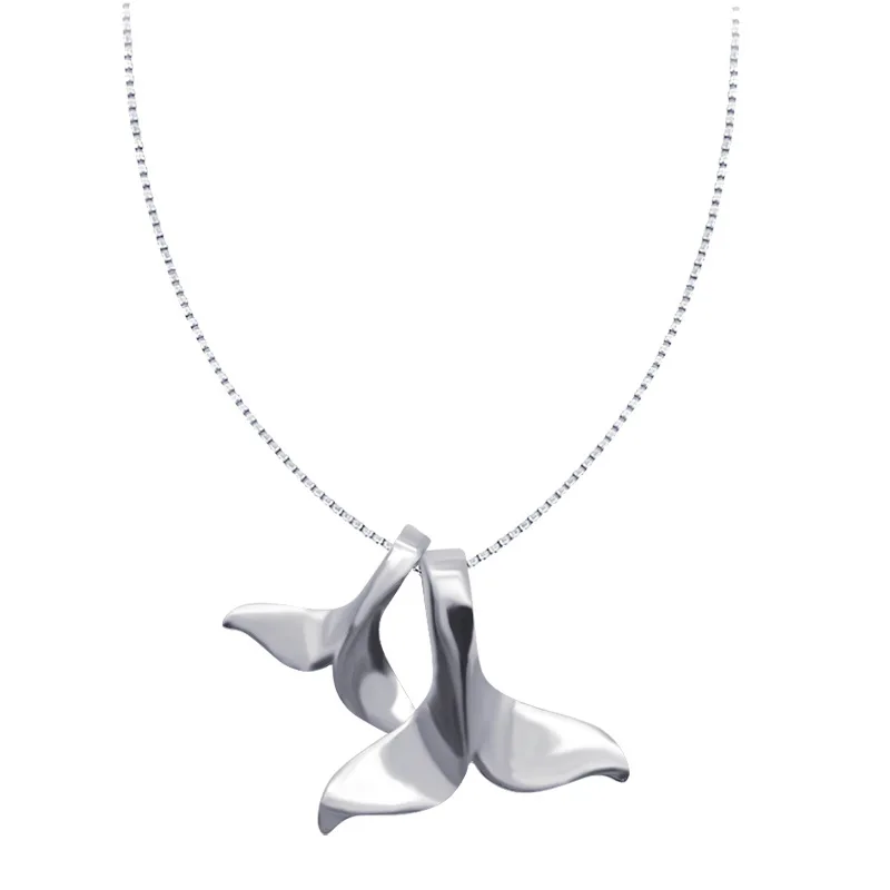 New Creative Whale Tail Necklace Metal Clavicle Necklace Temperament Necklace For Women
New Creative Whale Tail Necklace Metal Clavicle Necklace Temperament Necklace For Women