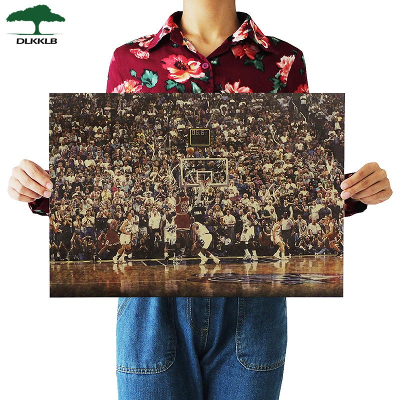 Dlkklb Basketball Sports Kraft Retro Poster Lone Ball Kraft Paper Decoration Wall Sticker Lone Ball Home Decoration
Dlkklb Basketball Sports Kraft Retro Poster Lone Ball Kraft Paper Decoration Wall Sticker Lone Ball Home Decoration