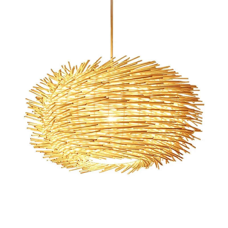 Wood Round LED Suspension Pendant Lamp Handmade Bamboo Weaving Pendant Light For Parlor bar cafe Home Pendant lighting PA0546
Wood Round LED Suspension Pendant Lamp Handmade Bamboo Weaving Pendant Light For Parlor bar cafe Home Pendant lighting PA0546