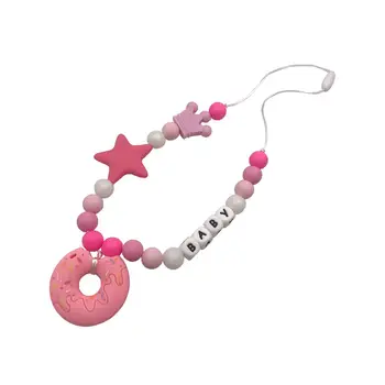 Doughnut Molar Necklace Baby Teething Beads Cartoon Silicone Beads For Necklaces BPA Free Teether Toy Accessories Nursing DIY
Doughnut Molar Necklace Baby Teething Beads Cartoon Silicone Beads For Necklaces BPA Free Teether Toy Accessories Nursing DIY