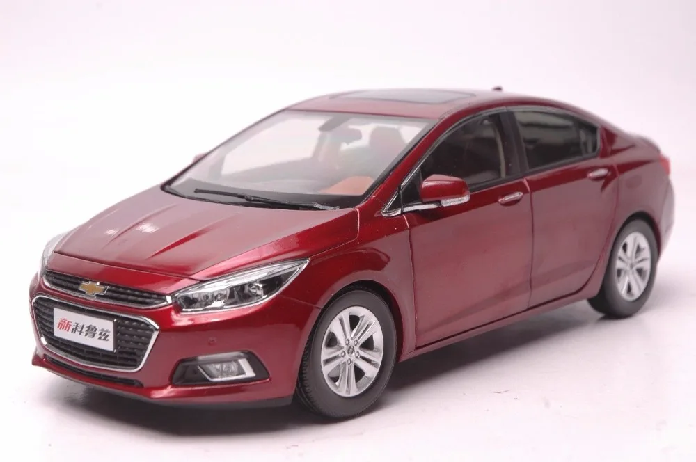 1:18 литая под давлением модель для Cherolet Chevy Cruze 2015 красный седан игрушечная машинка