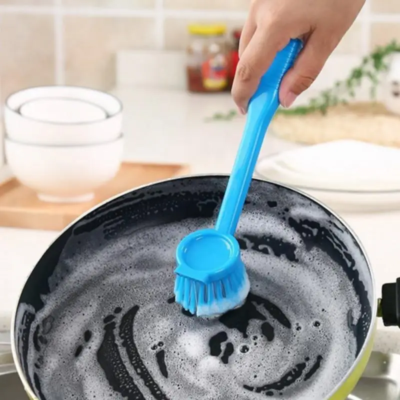 Kitchen Hanging Long Handle Brush Liquid Soap Dispenser Cleaning Scrubber Washing Dish Pot Brush
Kitchen Hanging Long Handle Brush Liquid Soap Dispenser Cleaning Scrubber Washing Dish Pot Brush