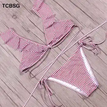 TCBSG Ruffle Bikinis Women Swimsuit Push Up Swimwear Women 2019 Sexy Bandeau Print Brazilian Bikini Set Beach Bathing Suits
TCBSG Ruffle Bikinis Women Swimsuit Push Up Swimwear Women 2019 Sexy Bandeau Print Brazilian Bikini Set Beach Bathing Suits