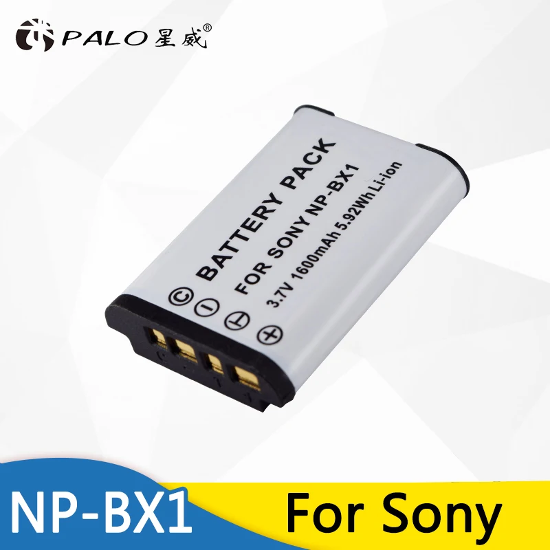 PALO 1pcs NP-BX1 Battery Pack For SONY Camera DSC-RX100 RX1 HDR-AS15 AS10 HX300 WX300 NPBX1 NP BX1 BC-CSXB Camera Battery NP-BX1
PALO 1pcs NP-BX1 Battery Pack For SONY Camera DSC-RX100 RX1 HDR-AS15 AS10 HX300 WX300 NPBX1 NP BX1 BC-CSXB Camera Battery NP-BX1
