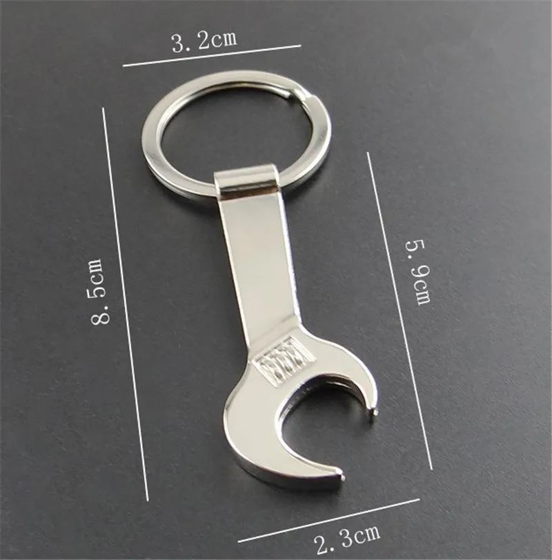 Eco-friendly Silver Metal Wrench Spanner Beer Bottle Opener Creative Key Chain Keyring Gift
Eco-friendly Silver Metal Wrench Spanner Beer Bottle Opener Creative Key Chain Keyring Gift