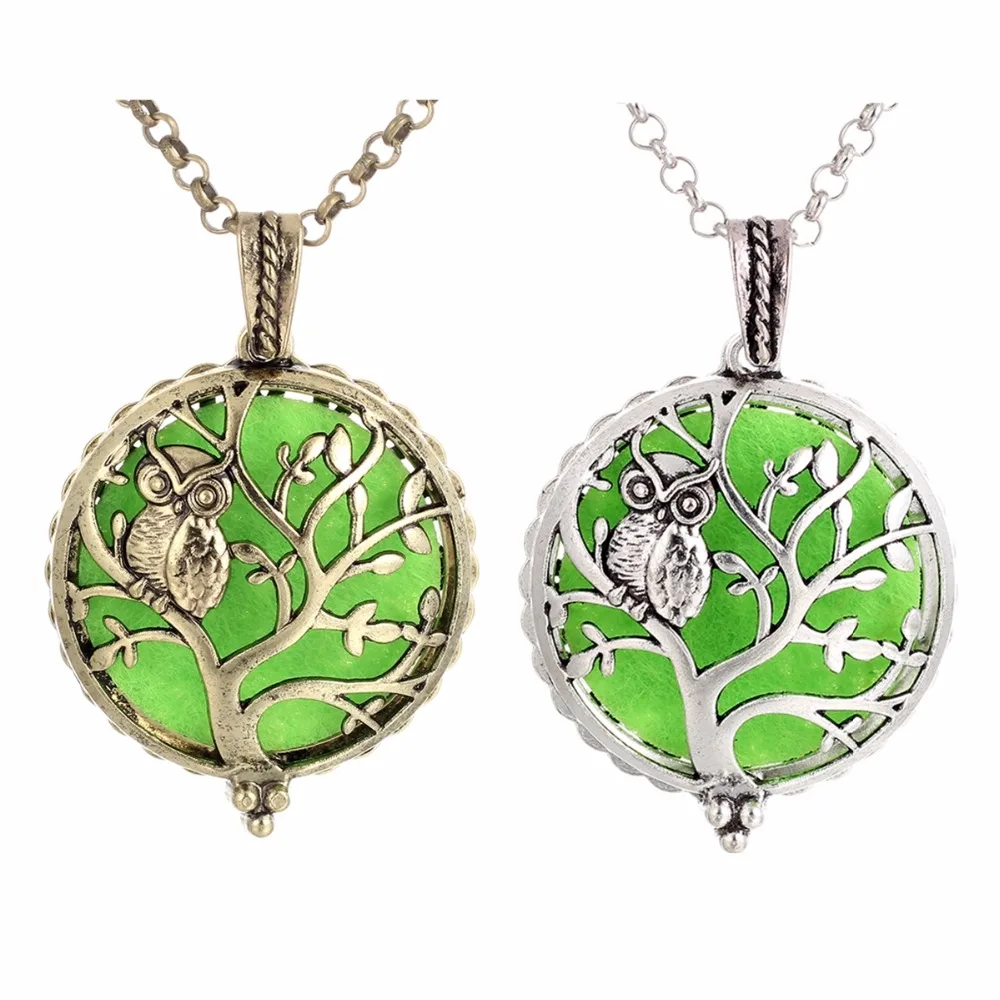 1PC Owl Tree of Life Aroma Diffuser Necklace Essential Oil Diffuser Magnetic Closure Open Antiqued Vintage Locket Boho Necklace
1PC Owl Tree of Life Aroma Diffuser Necklace Essential Oil Diffuser Magnetic Closure Open Antiqued Vintage Locket Boho Necklace